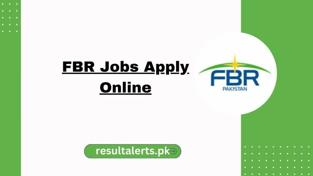 FBR Jobs Apply Online