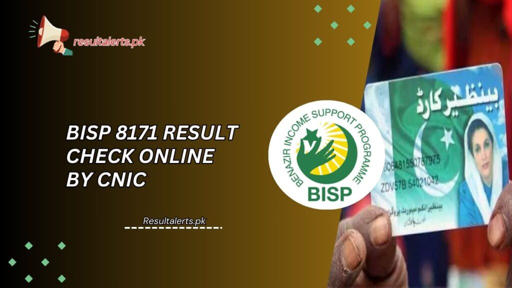 BISP 8171 Result Check Online By Cnic 